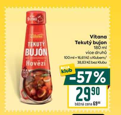 Vitana Tekutý bujon 180 ml 