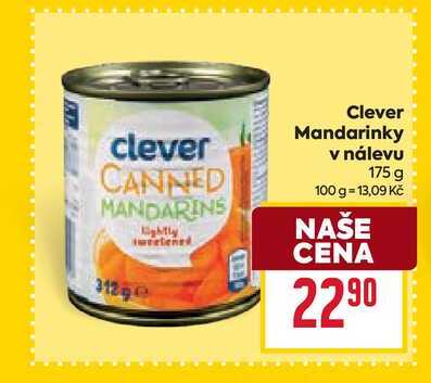 Clever Mandarinky v nálevu 175 g