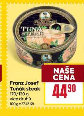 Franz Josef Tuňák steak 170/120 g 