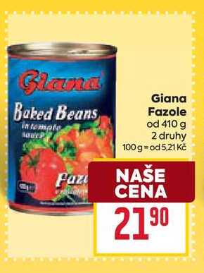 Giana Fazole od 410 g