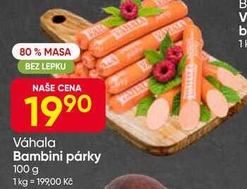 Bambini párky 100 g 