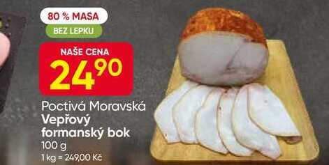Poctivá Moravská Vepřový formanský bok 100 g