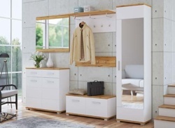 Předsíňová sestava HERMINE - Panel s poličkou