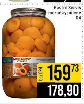 Gastro Servis meruňky půlené S4