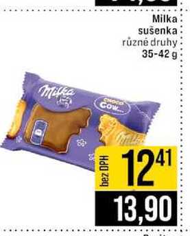 Milka sušenka různé druhy 35-42 g 