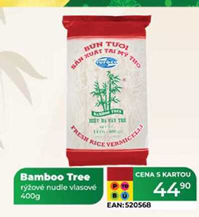 Bamboo Tree rýžové nudle vlasové 400g