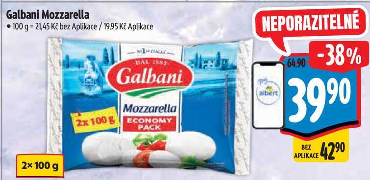 Galbani Mozzarella, 2x 100 g