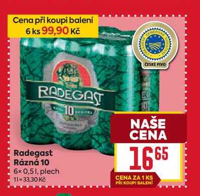 Radegast Rázná 10 6x0,51, plech