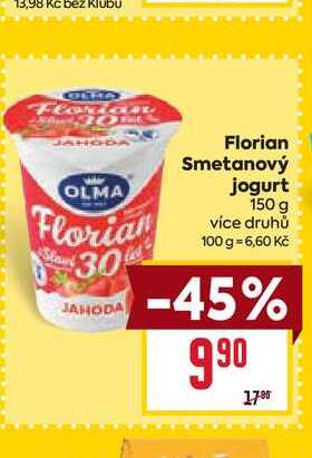 Florian Smetanový jogurt 150 g 