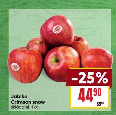 Jablko Crimson snow skládané, 1kg