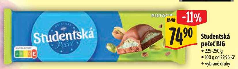 Studentská pečeť BIG, 225-250 g  