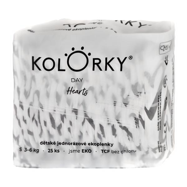 Kolorky Day EKO plenky - Srdce - vel. S (3-6 kg)