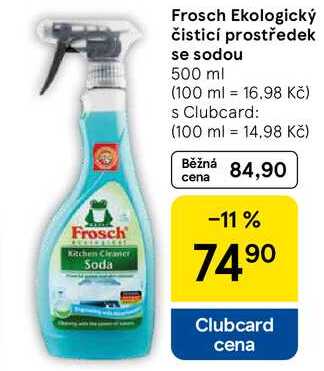 Frosch Ekologický čisticí prostředek se sodou, 500 ml