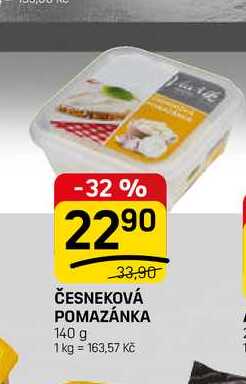 ČESNEKOVÁ POMAZÁNKA 140 g 