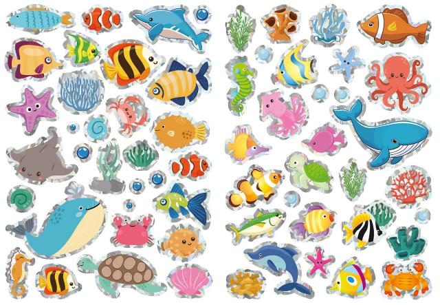TALENTUS Sada samolepek podmořský svět