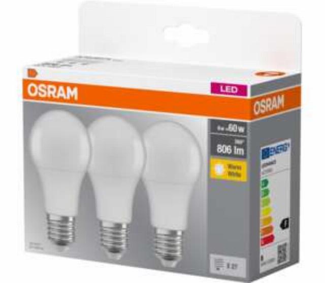 OSRAM LED žárovka 8 W E27 příkon: 8 W