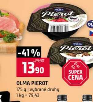 OLMA PIEROT 175 g vybrané druhy