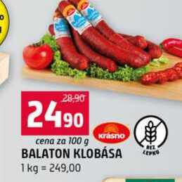 BALATON KLOBÁSA 1 kg 100g