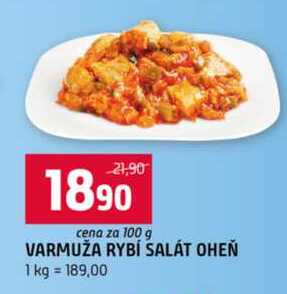 VARMUŽA RYBÍ SALÁT OHEŇ 100g