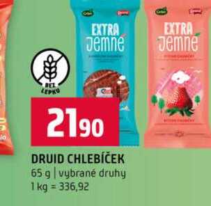 DRUID CHLEBÍČEK 65 g vybrané druhy