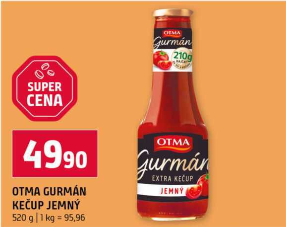 OTMA GURMÁN KEČUP JEMNÝ 520 g