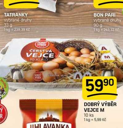 DOBRÝ VÝBĚR VEJCE M 10ks