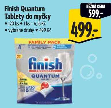 Finish Quantum Tablety do myčky, 120 ks 