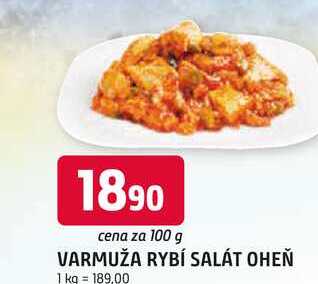 VARMUŽA RYBÍ SALÁT OHEŇ 100g