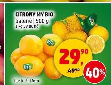 CITRONY MY BIO, 500 g