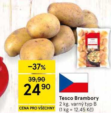 Tesco Brambory, 2 kg. varný typ B  