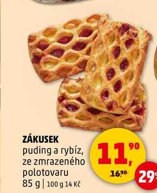 ZÁKUSEK puding a rybíz, 85 g