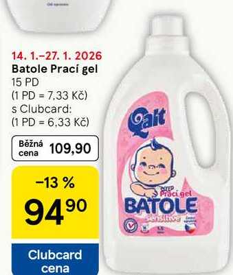 Batole Prací gel, 15 PD 