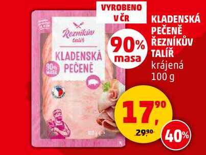KLADENSKÁ PEČENĚ ŘEZNÍKŮV TALÍŘ, 100 g