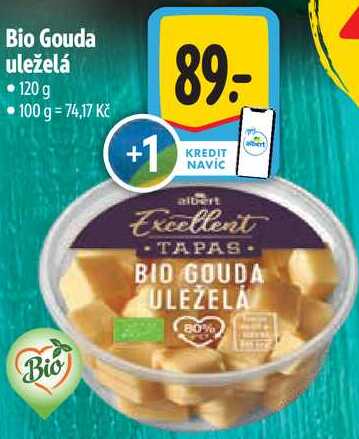 Bio Gouda uleželá, 120 g 