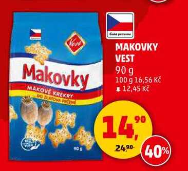 MAKOVKY VEST, 90 g