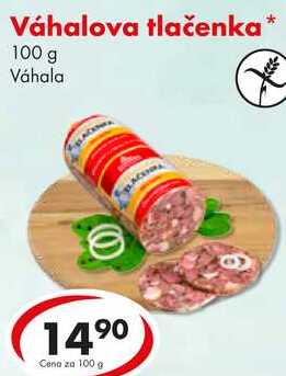 Váhalova tlačenka, 100 g