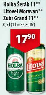 Litovel Moravan, Zubr Grand 11, 0,5 l