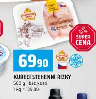 KUŘECÍ STEHENNÍ ŘÍZKY 500 g bez kosti