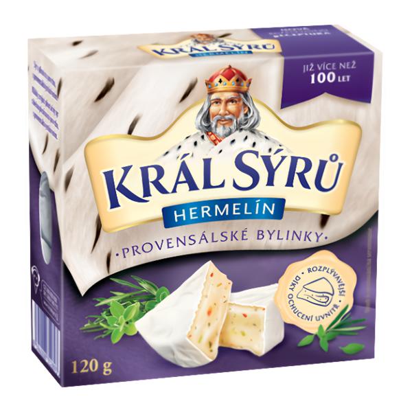 Král Sýrů Hermelín provensálské bylinky