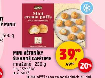 MINI VĚTRNÍKY ŠLEHANÉ CAFÉTIME, 250 g