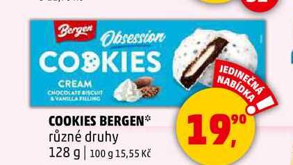 COOKIES BERGEN, 128 g 