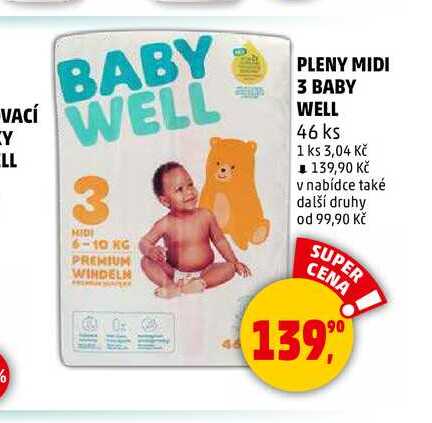 PLENY MIDI 3 BABY WELL, 46 ks