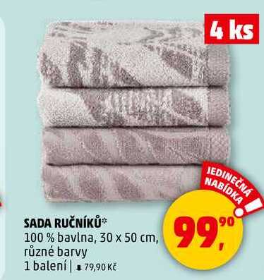 SADA RUČNÍKŮ, 4 ks
