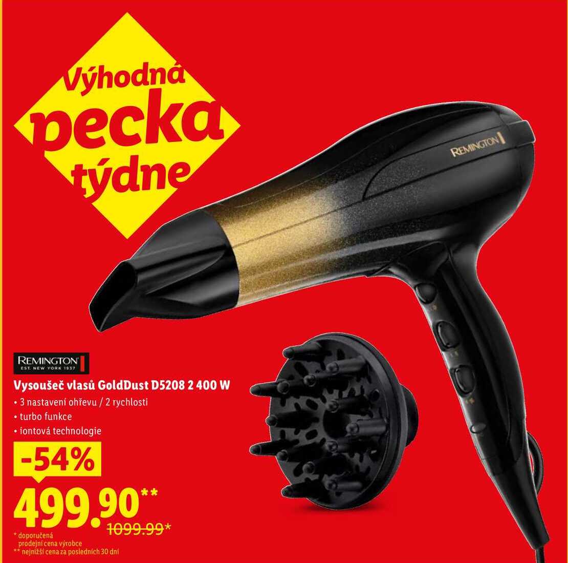 Vysoušeč vlasů GoldDust D5208 2 400 W