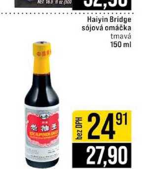 Haiyin Bridge sójová omáčka tmavá 150 ml 