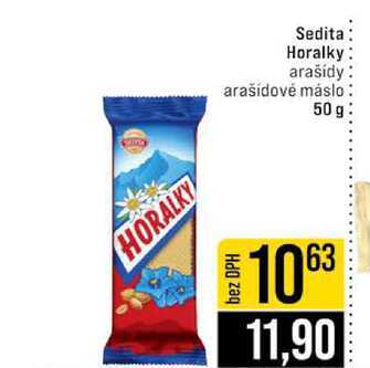 Sedita Horalky arašídy arašídové máslo 50 g