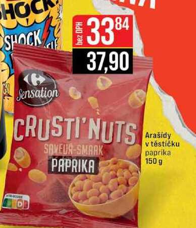 Arašidy v těstíčku paprika 150 g