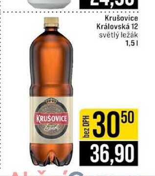Krušovice Královská 12 světlý ležák 1,5l