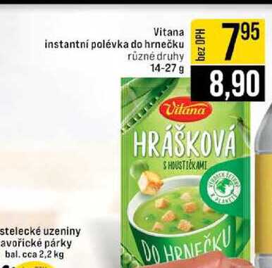 Vitana instantní polévka do hrnečku různé druhy 14-27 g 