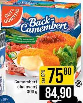 Camembert obalovaný 300 g 